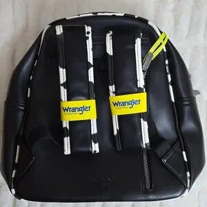 Wrangler | Bags | New Montana West Wrangler Cow Print Black 